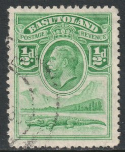 Basutoland Scott 1 - SG1, 1933 George V 1/2d used