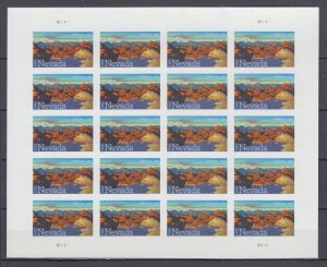 ​(L) USA Sc#4907a Statehood Nevada Imperf NDC Full sheet of 20 stamps MNH