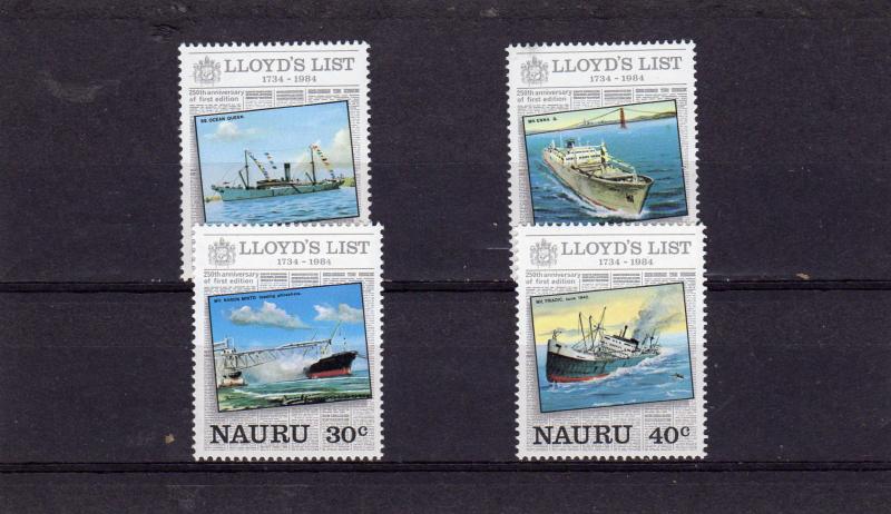 Nauru 1984 Lloyds List MNH