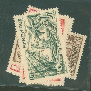 Martinique #180-184 Unused