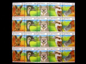 AUSTRALIA - SCOTT# 992 - BLOCK 20 - MNH - CAT VAL $14.00