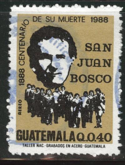 Guatemala  Scott C832 used airmail 1989