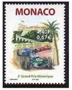 Monaco 2158, lightly hinged. 2nd Historic Automobile Grand Prix, 2000.