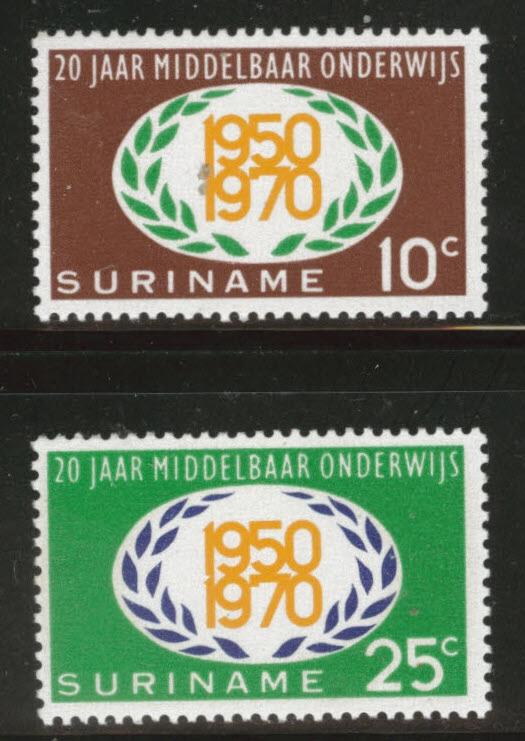 Suriname Scott 369-70 mnh** 1970 set