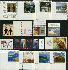 CROATIA Modern Postage Stamp Souvenir Sheet Collection Mint NH