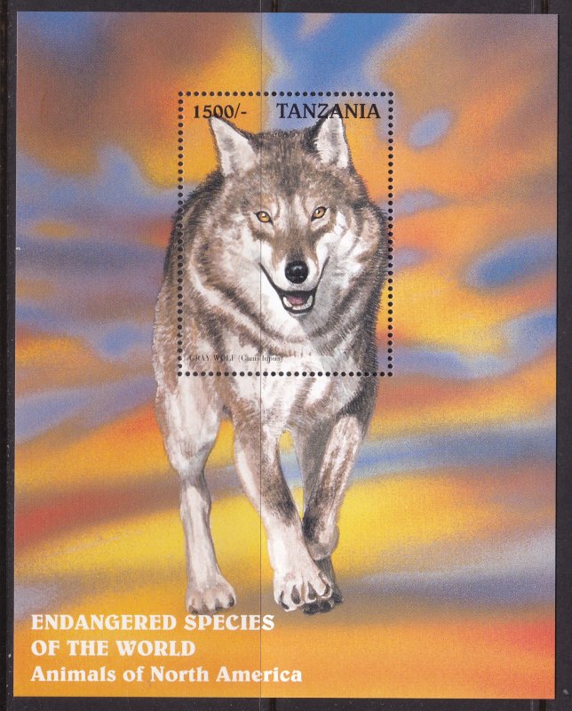 Tanzania, Fauna, Animals, Gray Wolf MNH / 1997