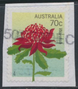 Australia SC# 4061 Flowers from 2014 Used Waratah details & scan