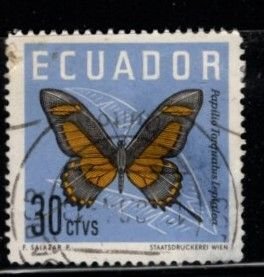 Ecuador - #681 Butterflies - Used
