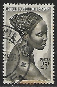 French Equatorial Africa # 184 - Bacongo Woman - used.....{GR48}