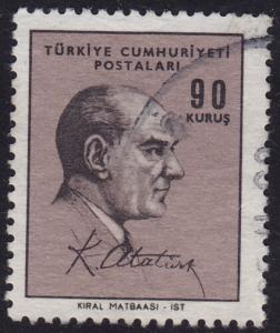 Turkey - 1966 - Scott #1727 - used - Ataturk