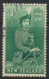 New Zealand SG 734 SC# 299 Used  see details 1953 QE II  Definitive Issue