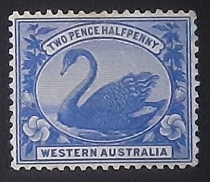 Western Australia 3 pence  SG114 mgh