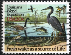 SC#2086 20¢ Louisiana World Expo Single (1984) Used