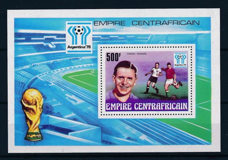 [43639] Central African Republic 1978 Spor World Cup Soccer Argentina MNH Sheet