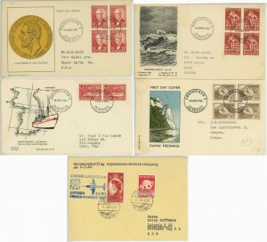 DENMARK FDC First Day Issue Cover Postage Stamp Cachet Collection Copenhagen