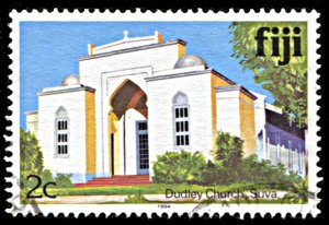 Fiji 410f, used, Dudley Church, '1994' imprint