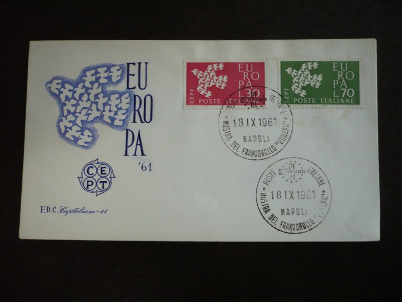 Postal History - Italy - Scott# 845-846 - First Day Cover