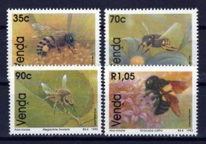 South Africa Venda 241-244 MNH Insects Bees Nature ZAYIX 0424S0083M