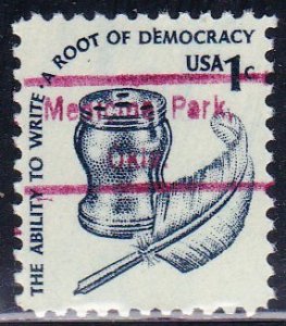 Precancel - Medicine Park, OK PSS 809 - Town and Type Issue