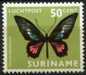 Suriname Sc#C49 MNH, 50c multi, Local Moths and Butterflies (1972)