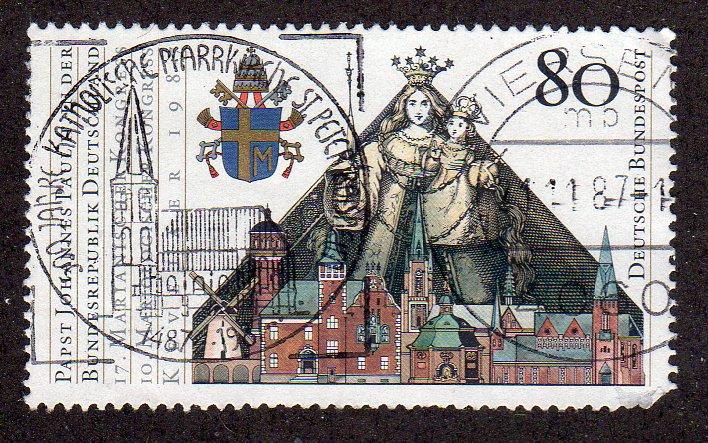 Germany 1503 - Used - State Visit of Pope John Paul II