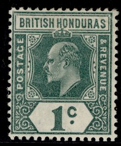 BRITISH HONDURAS EDVII SG95, 1c blue-green, M MINT. Cat £24. ORDINARY