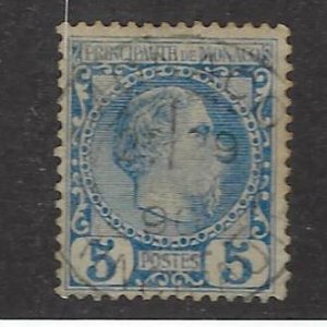 Monaco SC#3 used F-VF CV$35.00...in Demand!