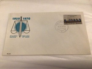 Iceland 1970 Supreme Court first day cover Ref 60441