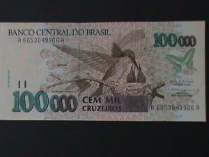 ​BRAZIL-1992-CENTRAL BANK $10000 CRUZEIRO-UNCIR-VF WE SHIP TO WORLDWIDE