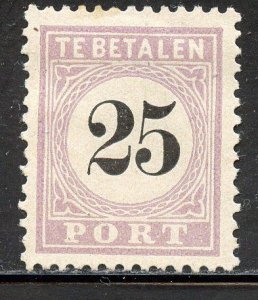 Suriname # J5, Mint Hinge. Type III. No Gum as issued