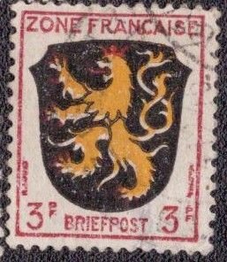 Germany -French Occupation 1945 -  4N2 Used