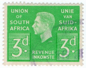 (I.B) South Africa Revenue : Duty Stamp 3d