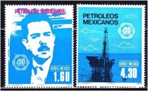 Mexico, Oil Industry (SC# C556-C557) MNH SET