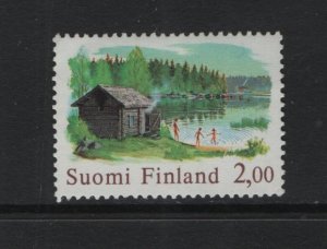 Finland    #567  MNH   1977  log sauna  2m