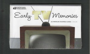 UX567-UX586 TV Memories Complete Booklet Set Of 20 Cards Mint---