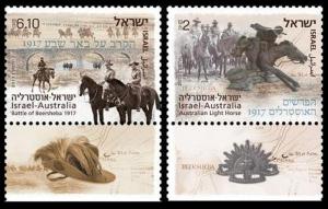 2013	Israel	2342-2343	Australian Light Horse Beersheba 1917. Joint Issue