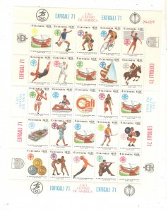 COLOMBIA SCOTT# C566a FULL SHEET, MNH OG