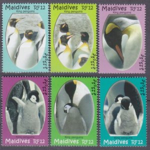 2007 Maldive Islands 4613-4618 Birds / Penguins 10,50 €