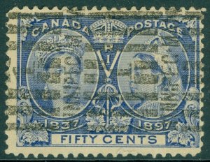 EDW1949SELL : CANADA 1897 Scott #60 Just Fine, Used. Thin. Catalog $190.00.