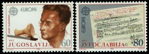 Yugoslavia #1732-33  MNH - Music Europa (1985)