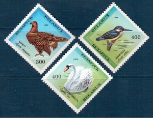 1994 Belarus 69-71 Birds listed in the Red Book of Belarus