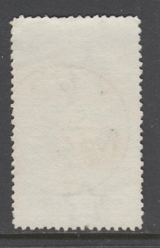 New Zealand Sc AR7v, SG F36, used. 1888 3sh mauve QV Postal Fiscal, sound