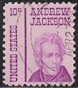 1286 10 cent Andrew Jackson VF used