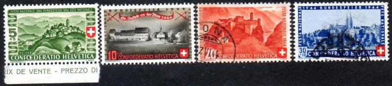Switzerland Scott  B133-B136  Used/Mint  