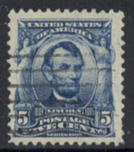 US Stamp #304 - Abraham Lincoln - First Regular Issue