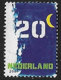 Netherlands - # 1064 - Moon -  used (P18)