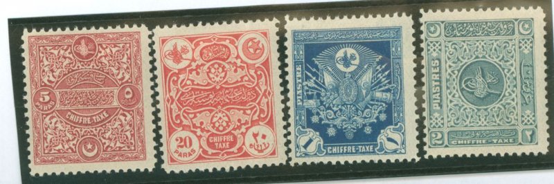 Turkey #J63-J66 Unused Single (Complete Set)