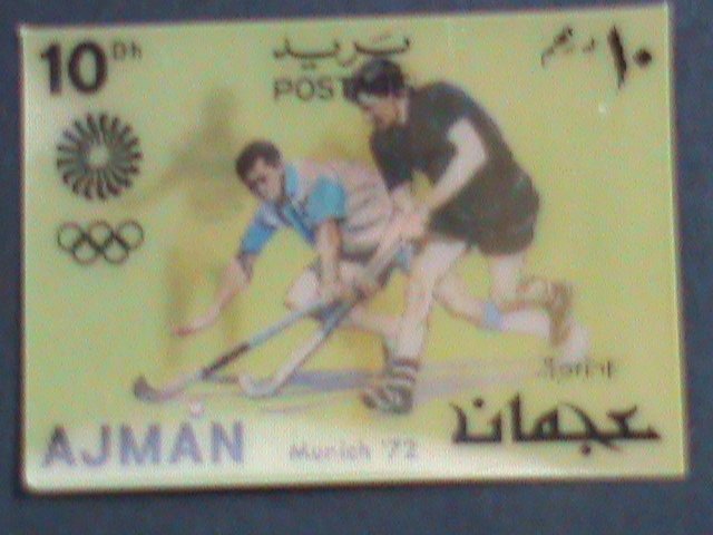 ​AJMAN- 1972-OLYMPIC GAMES MUNICH'72 MNH 3-D STAMP VERY FINE PLEASE WATCH