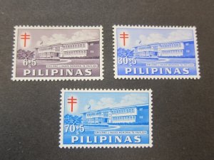 Philippines 1962 Sc B18-20 set MNH