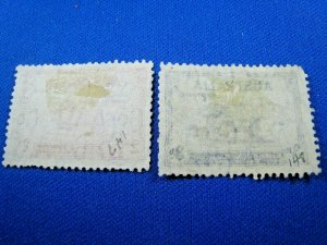 AUSTRALIA  1934  -  SCOTT # 147-148   USED